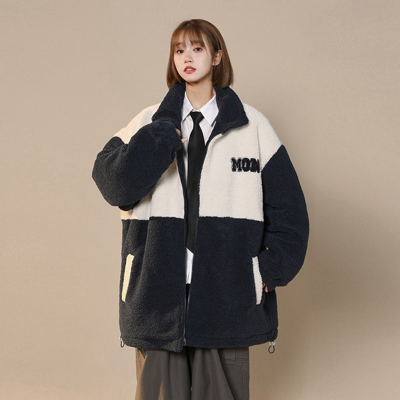 男女加厚羊羔毛棉服港风棉休闲外套1404-1-MY9369-P100,男装夹克,星座1404-3