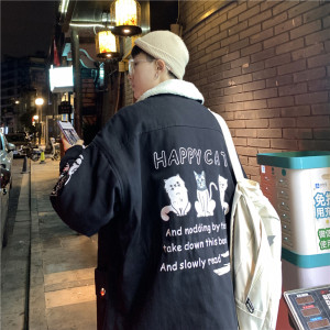714-1-S608-88-加棉男装冬棉衣新款港风日系外套夹克精品潮Mc图片