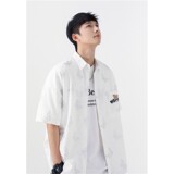 1404-2-C33-P53新款时尚精致潮流宽松短袖情侣款T恤K，男装衬衫，星座1404-3
