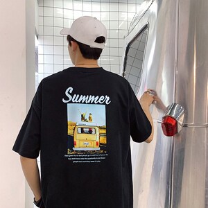 1404-1-1066-p30男新款时尚港风体恤短袖夏高品质纯棉T恤m