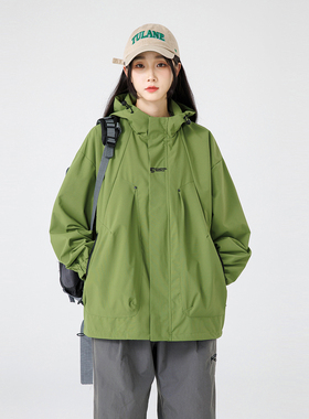 1404-1745-P35--2026新款户外时尚登山冲锋衣防雨防风百搭夹克