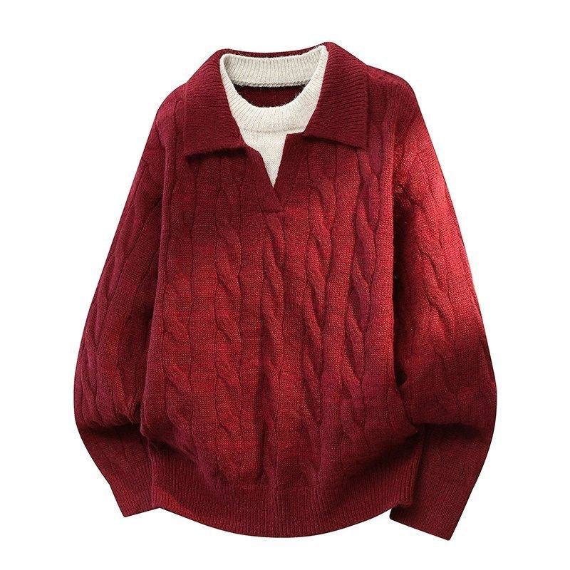 1404-1-9836-p57棒球服潮时尚冲锋衣休闲毛衣，男装针织衫/毛衣，星座1404-1