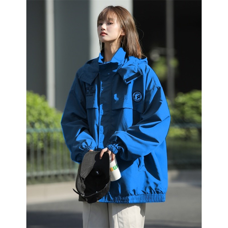 1404-1-9143-p65棒球服潮时尚中性风休闲冲锋衣夹克,男装夹克,星座1404-1