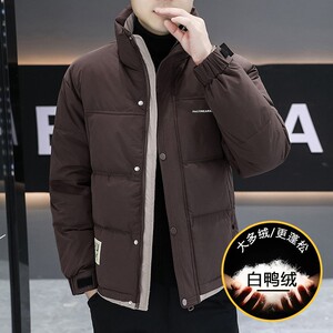 1404-990--p140--2025休闲宽松青少年 百搭 防风 保暖羽绒服图片