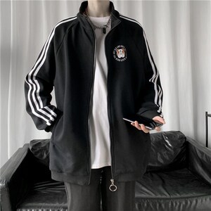 1404-1-s403-P40男女外套新款休闲情侣夹克款精品拉潮F,大童怎么穿搭衣服女图片
