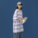 1404-1-T097-p25男女装中性风新款港风短袖纯棉夏季T恤情侣，男装T恤，星座1404-3