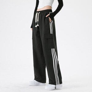 男装春秋纯棉季款新款日系女裤子 运动休闲潮1404-1-9295-50图片