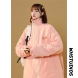 男女两面穿J加厚羊羔毛新款港风棉衣1404-2-s627-P110服，男装夹克，星座1404-3