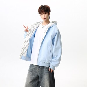 复古日系外套夹克情侣 百搭潮男青少年1404-1-99703-p63图片