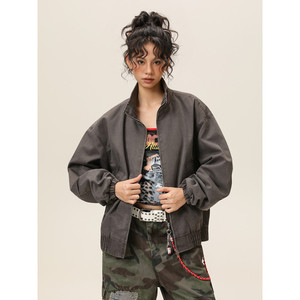 复古日系外套夹克 情侣百搭潮 男青少年1404-2-99966-p90,男装夹克,星座1404-1