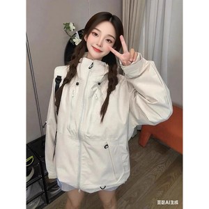 休闲男女装新品精品 港风c冲锋衣 多巴胺穿1406-7880-p55图片