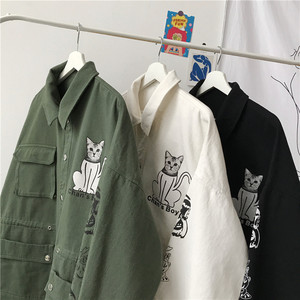 714-1-S608-单88加厚男装平铺新款港风夹克款精品dmbk的图片