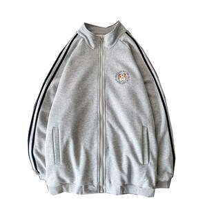 1404-1-s403-P40男女字母棉外套新款 休闲情侣夹克款精品拉链衫F图片
