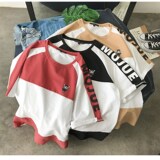 1404-3-HT015-P28新款青年情侣体恤时尚日系男短袖LPWvh，男装T恤，星座1404-3