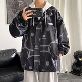 1404-2-k2228-P70男女百搭新款港风夹克中性款外套休闲大码，男装夹克，星座1404-1