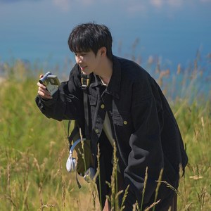 1404-3-9175-P70港风夹克 牛仔外套 高品质做工精细好图片