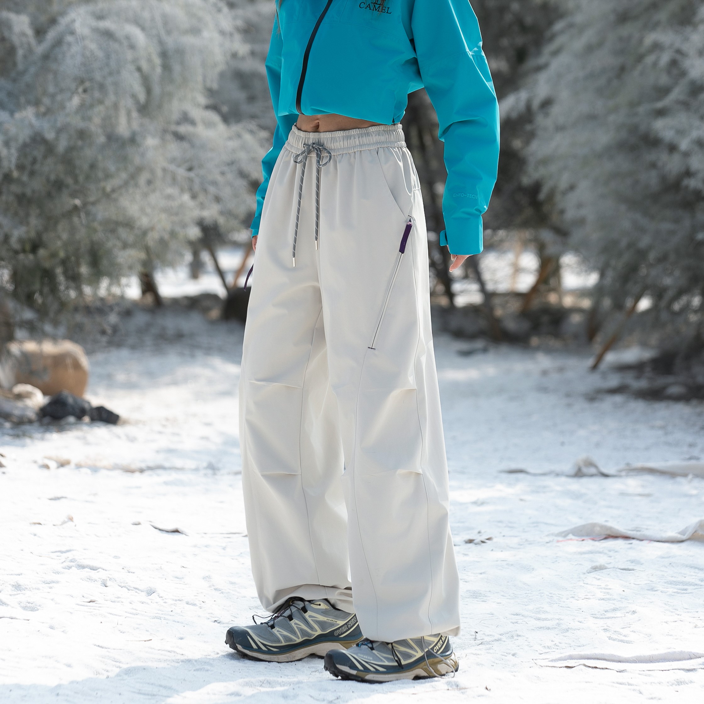 1404-2-63578-p83--2025 休闲宽松 立体 青少年百搭 冲锋裤