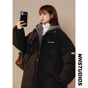 新款时尚棉衣保暖潮款休闲 男女加厚 长袖1404-1-M619-P65图片