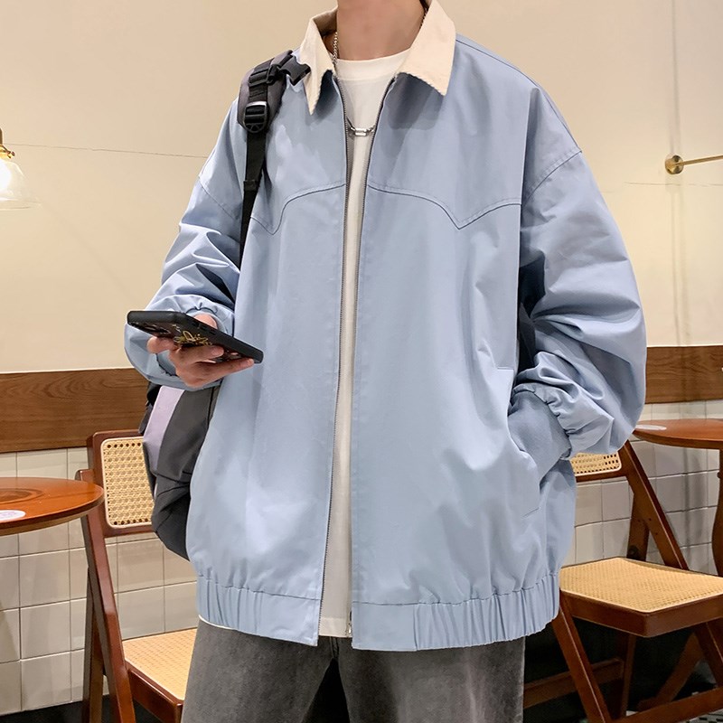 1404-2-9290-P70春秋纯色时尚夹克精致做工精细，男装夹克，星座1404-1