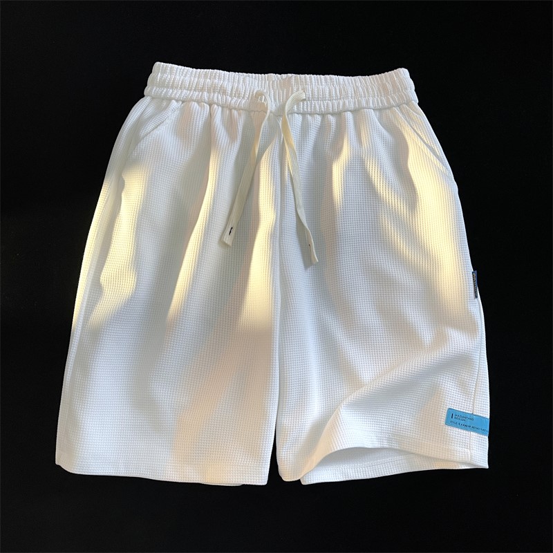 1404-2-DK11-P35夏季休闲华夫格短裤简约百搭潮,男装休闲裤,星座1404-3