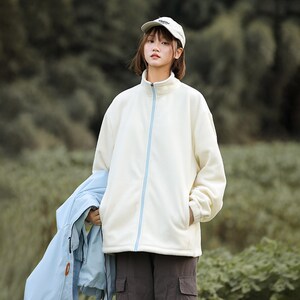 1404-1-9635118三合一P115男女 百搭 新款港风平铺 夹克男生外套图片