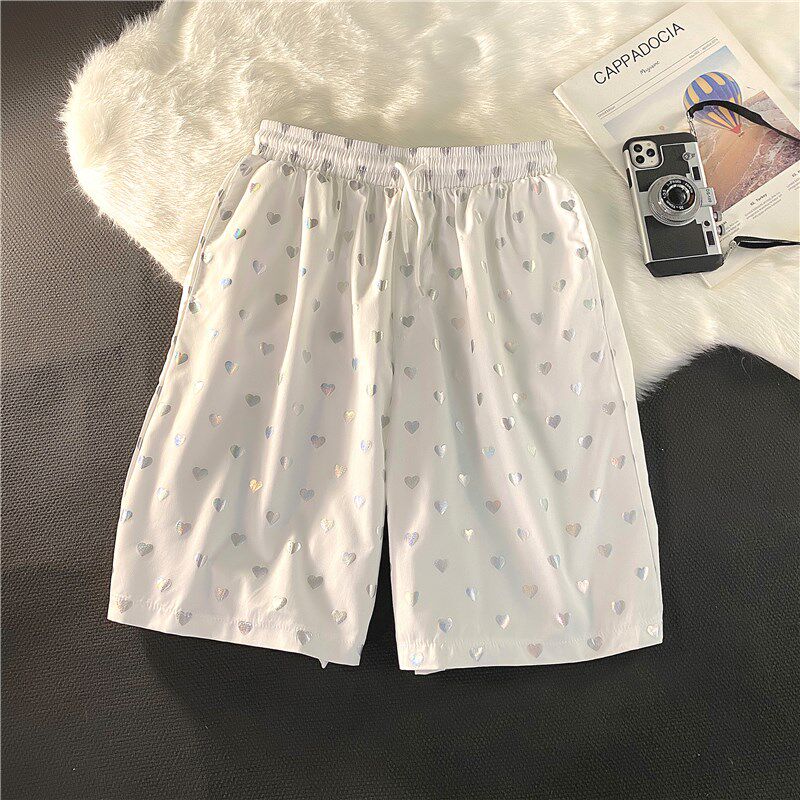 男女印花青少年1404-1-dk06-p25腿裤子薄款短裤中裤运动裤潮图片