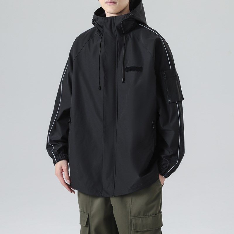 1404-1-9355-p60高品质棒球服冲锋衣时尚简休闲百搭，男装夹克，星座1404-1