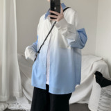 1404-1-c26-P55-短袖50男女生衬衫新款休闲情侣外套潮D，男装夹克，星座1404-3
