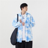 1404-2-c30-P55新款时尚青少年潮流港风衬衫K，男装衬衫，星座1404-3
