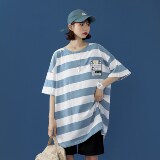 1404-1-T097-p25男女装中性风新款港风短袖纯棉夏季T恤情侣，男装T恤，星座1404-3