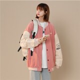 1404-1-S626-P70男女百搭新款港风夹克中性款外套休闲大码，男装夹克，星座1404-1