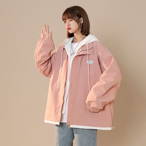 1404-2-jk1226-P80早秋纯棉时尚夹克精致高品质做工精细男女同款1图片