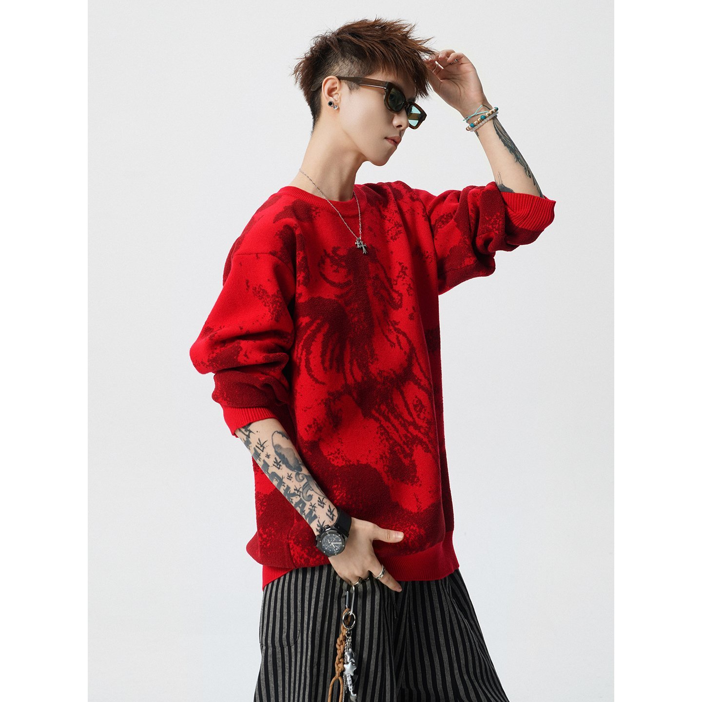 1404-1-9871-p72棒球服潮时尚冲锋衣休闲扎染夹克,男装夹克,星座1404-1