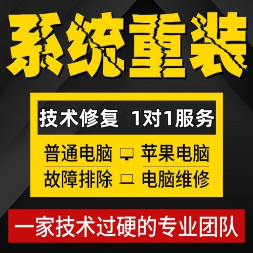 电脑维修远程故障修复蓝屏解决游戏声音黑屏卡顿驱动系统安装问题