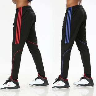 足球训练收小腿裤服骑行裤跑步健身裤子男休闲运动长裤有童装夏季