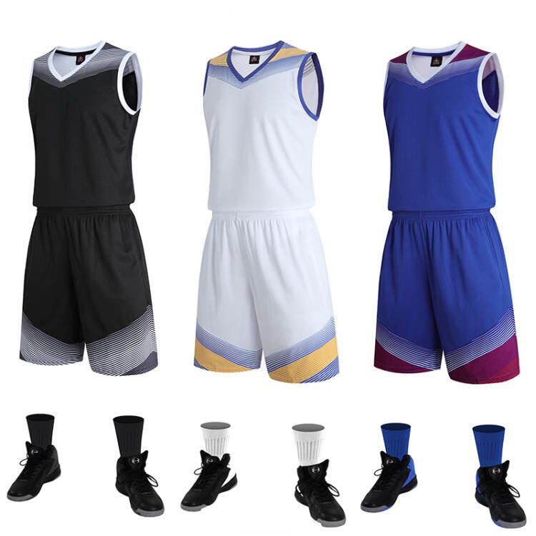 男装定制篮球服套装透气篮球衣训练队服比赛吸湿排汗运动背心印字
