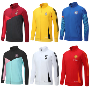 巴黎足球训练服外套AC阿森纳巴萨皇马夹克秋冬运动服男 25赛季