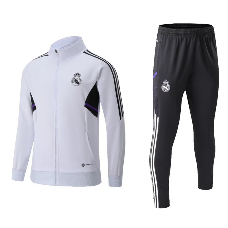 24-25皇马足球训练服套装巴萨巴黎运动服阿森纳外套夹克秋冬款