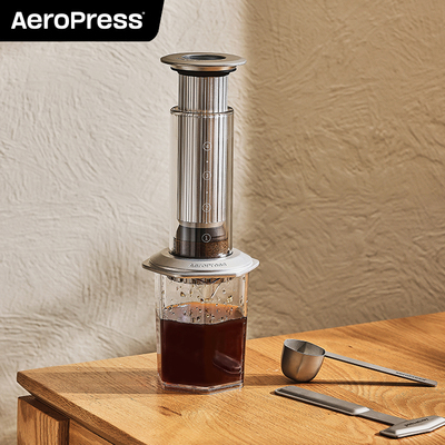 Aeropress爱乐压Premium铝制版手压浓缩咖啡机专业萃取手冲咖啡壶