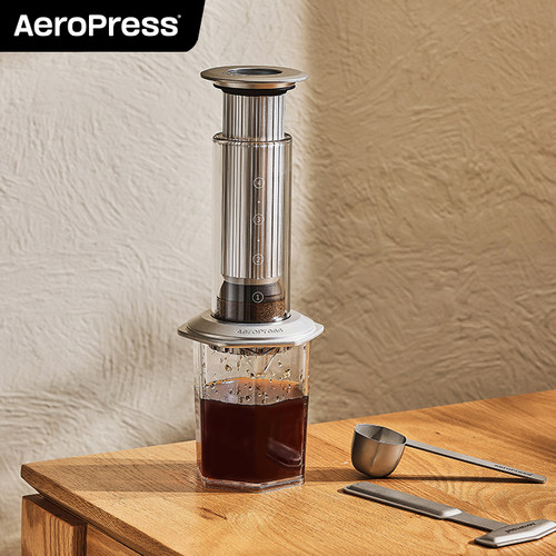 Aeropress爱乐压Premium铝制版手压浓缩咖啡机专业萃取手冲咖啡壶