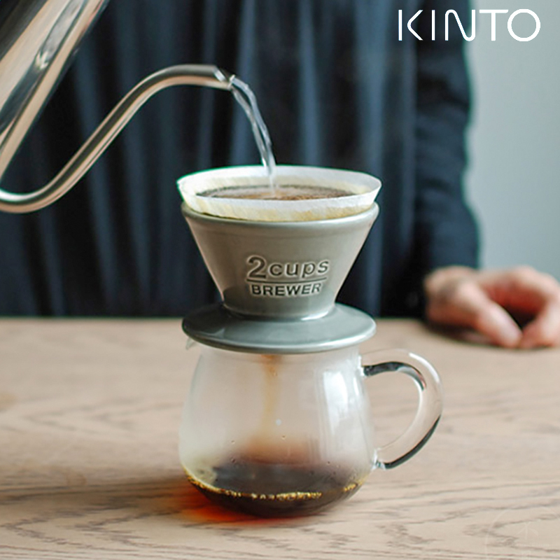 日本KINTO SCS陶瓷手冲咖啡滤杯 V60锥形滤杯耐热玻璃分享壶