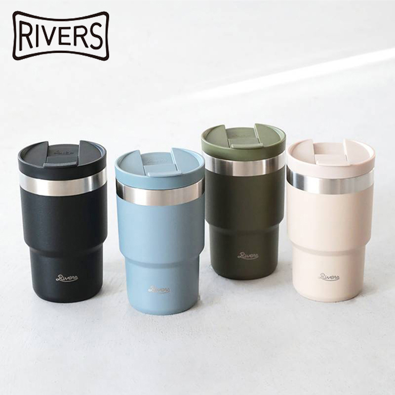 RIVERS Shade双层不锈钢咖啡杯 保温保冷随行水杯车载户外300ml