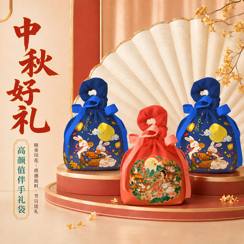 中秋礼品袋节日伴手礼包