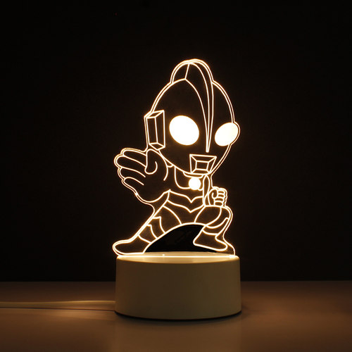 卡通小夜灯卧室插电款奥特曼房间