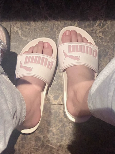 Puma/彪马 Свежие розовые тапочки, пляжные спортивные сандалии для отдыха, слайдеры