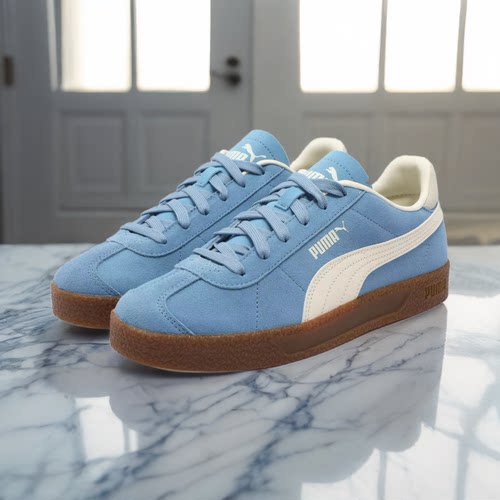 彪马复古系带男女板鞋低帮