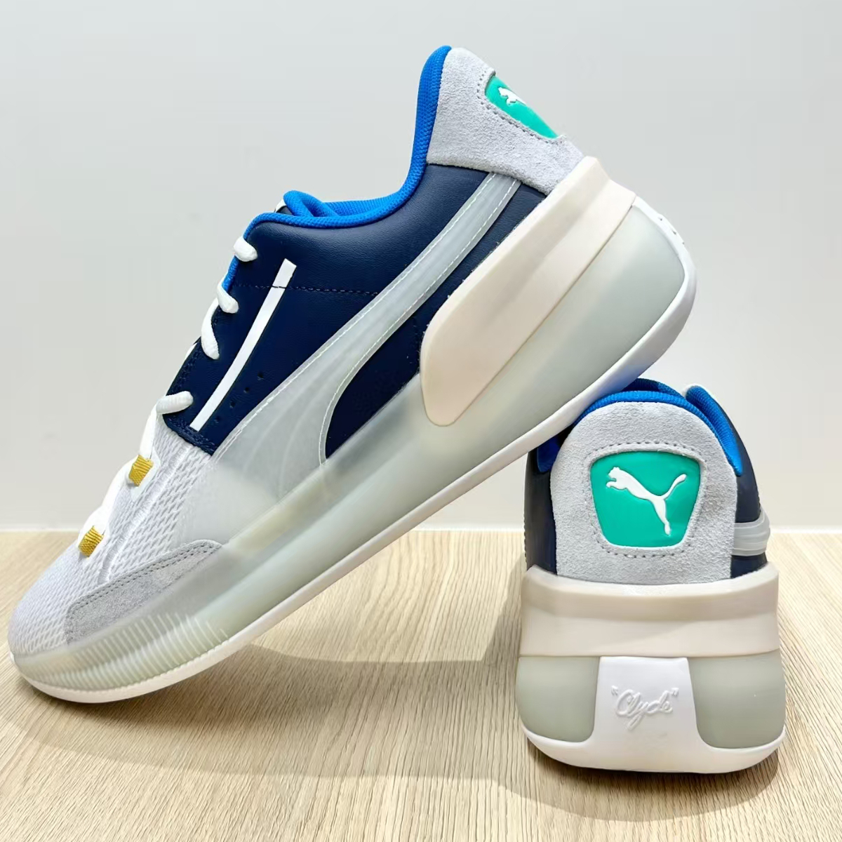 PUMA彪马 男女低帮缓震防滑实战篮球鞋CLYDE HARDWOOD 193664