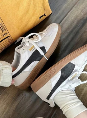 PUMA彪马男女同款 T头鞋 PALERMO德训鞋复古 运动休闲板鞋 399341