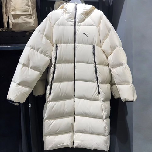 PUMA彪马 田曦薇同款加厚保暖舒适轻盈连帽长款羽绒服外套 684116