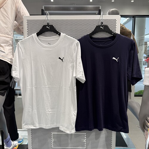 PUMA彪马新款夏季男女款纯棉宽松白色休闲短袖T恤运动上衣 632920